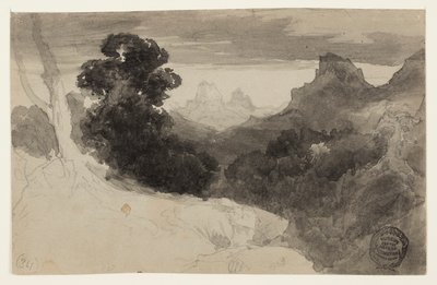 Widok na Tetons, Wyoming autorstwa Thomas Moran
