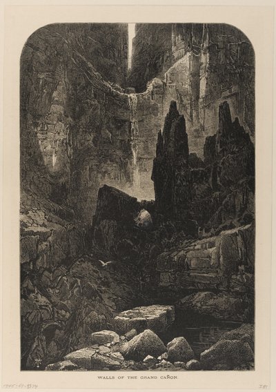 Ściany Wielkiego Kanionu, rzeka Kolorado autorstwa Thomas Moran