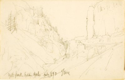 Park Yellowstone, Golden Gate autorstwa Thomas Moran