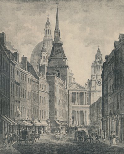 „Zakupy na Ludgate Street, 1795”, 1920 autorstwa Thomas Morris