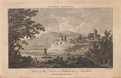 Widok na miasto i katedrę Carlisle autorstwa Thomas Morris