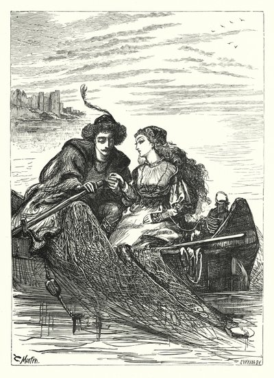 Marzenie nad Renem (rycina) autorstwa Thomas Morten