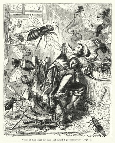 Ilustracja do Podróży Guliwera autorstwa Jonathana Swifta (rycina) autorstwa Thomas Morten