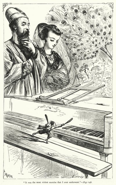 Ilustracja do Podróży Guliwera autorstwa Jonathana Swifta (rycina) autorstwa Thomas Morten
