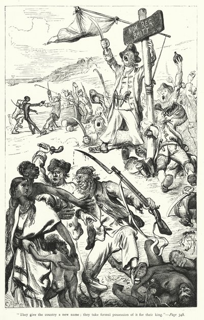 Ilustracja do Podróży Guliwera autorstwa Jonathana Swifta (rycina) autorstwa Thomas Morten