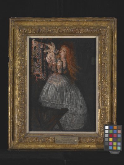 Gołąb pocztowy (Gołąb) (olej na płótnie) autorstwa Thomas Morten