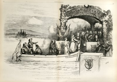 Prawo międzynarodowe - The Better Way..., 1874 (drewno) autorstwa Thomas Nast