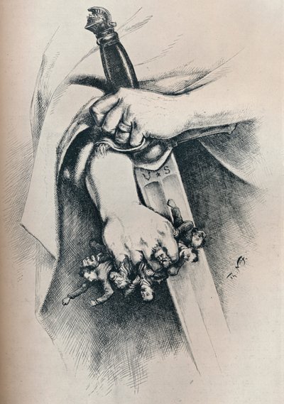 Wolność to nie anarchia, 1886, 1929 autorstwa Thomas Nast