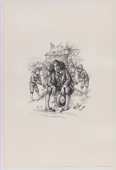 Oscar na brzegu morza, 26 sierpnia 1882 r., 26 sierpnia 1882 r. autorstwa Thomas Nast