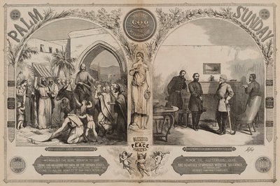 Niedziela Palmowa z Harpers Weekly Magazine, 20 maja autorstwa Thomas Nast