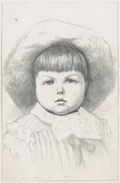 Portret dziecka Cyryla Nasta, po 1879 r., po 1879 r. autorstwa Thomas Nast