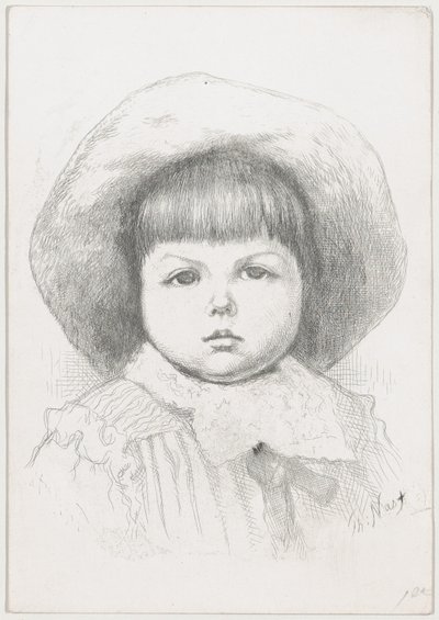 Portret dziecka Cyryla Nasta, po 1879 r., po 1879 r. autorstwa Thomas Nast