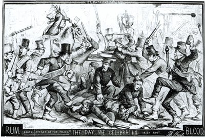 The Day We Celebrate, z "Harpers Weekly" 1867 autorstwa Thomas Nast