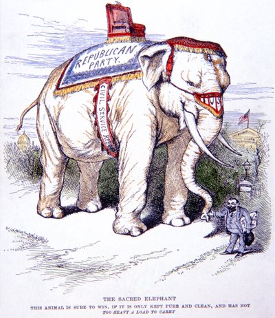 „Święty Słoń” autorstwa Thomas Nast