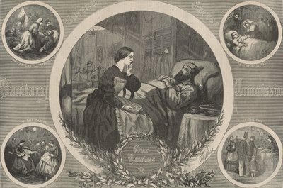 Komisja Sanitarna Stanów Zjednoczonych: Nasze bohaterki autorstwa Thomas Nast