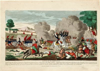 Bataille de Friedland - Bitwa o Friedland. Szarża rosyjskiej gwardii leibskiej 14 czerwca 1807 r. – Naudet, Thomas Charles autorstwa Thomas Naudet
