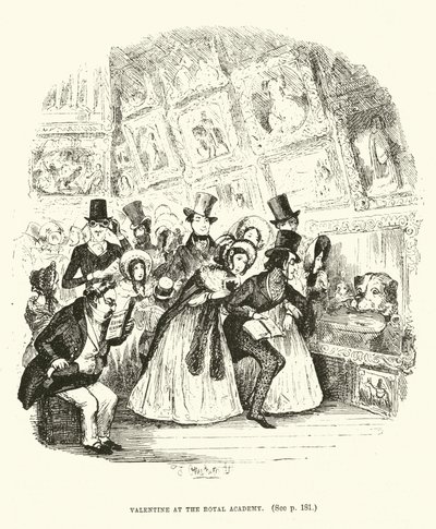 Ilustracja do Valentine Vox (grafika) autorstwa Thomas Onwhyn