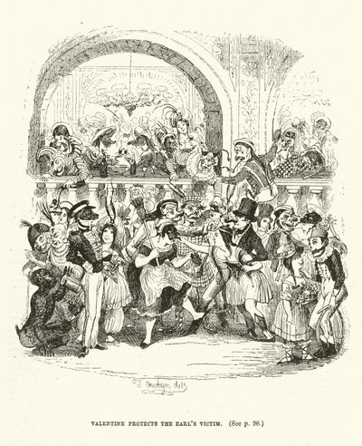 Ilustracja do Valentine Vox (grafika) autorstwa Thomas Onwhyn