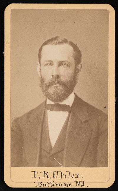 Portret Philipa Reese Uhlera z lat 1835-1913, około lat 60. XIX wieku. autorstwa Thomas P Varley