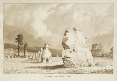 Bolstone, niedaleko Kinver Edge: rysunek w sepii autorstwa Thomas Peploe Wood