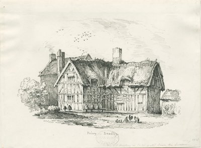 Bradley „Priory”: rysunek piórkiem autorstwa Thomas Peploe Wood