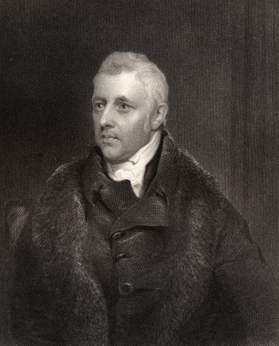 Dudley Ryder, 1. hrabia Harrowby, rycina Henry Robinson (1796-1871), z „Narodowej Galerii Portretów, tom IV”, wydana ok. 1835 autorstwa Thomas Phillips