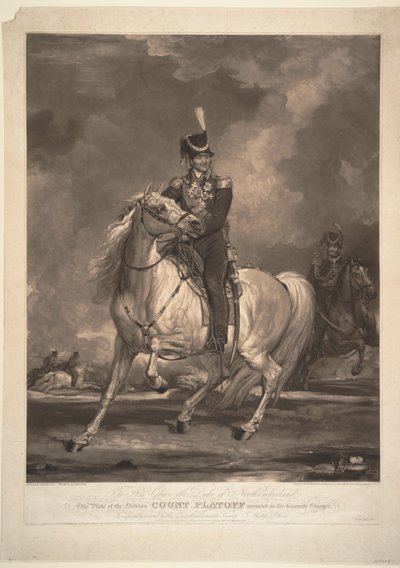 Portret hrabiego Matwieja Iwanowicza Płatowa 1757-1818, 1815 autorstwa Thomas Phillips