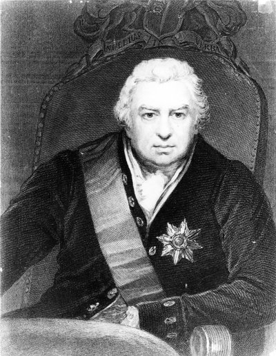 Sir Joseph Banks, c.1830 (grawerowanie) autorstwa Thomas Phillips