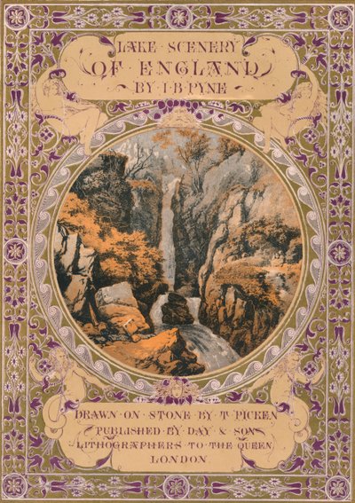 Frontyspis do Lake Scenery of England autorstwa J.B. Pyne