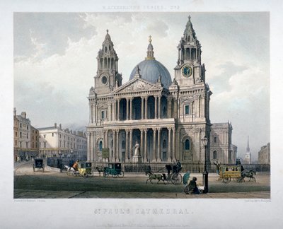 Katedra św. Pawła w Londynie, 1851 autorstwa Thomas Picken