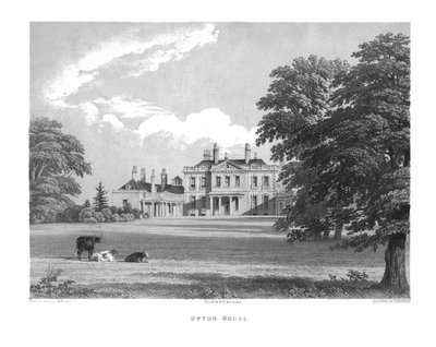 Upton House, połowa XIX wieku. autorstwa Thomas Picken