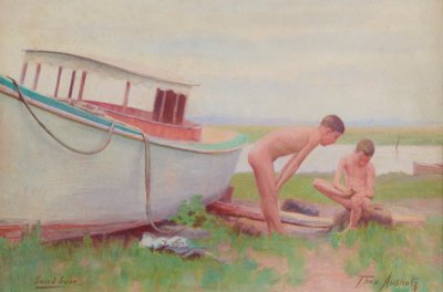 Zadzior piaskowy, ca. 1894. autorstwa Thomas Pollock Anshutz