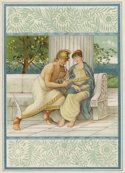 Perseusz i Andromeda (kolor lito) autorstwa Thomas Ralph Spence