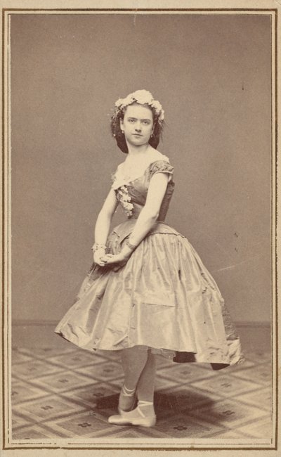 Portret tancerki baletowej, ok. 1860 (zdjęcie) autorstwa Thomas Rice Burnham