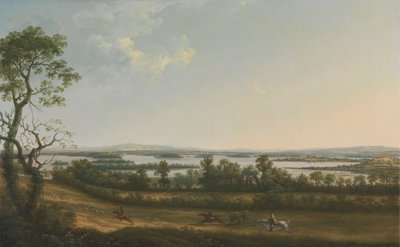 Lough Erne z Knock Ninney, z Bellisle w oddali, County Fermanagh, Irlandia autorstwa Thomas Roberts