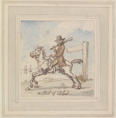 Odrobina krwi autorstwa Thomas Rowlandson