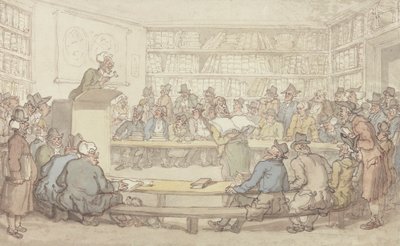 Aukcja książki autorstwa Thomas Rowlandson