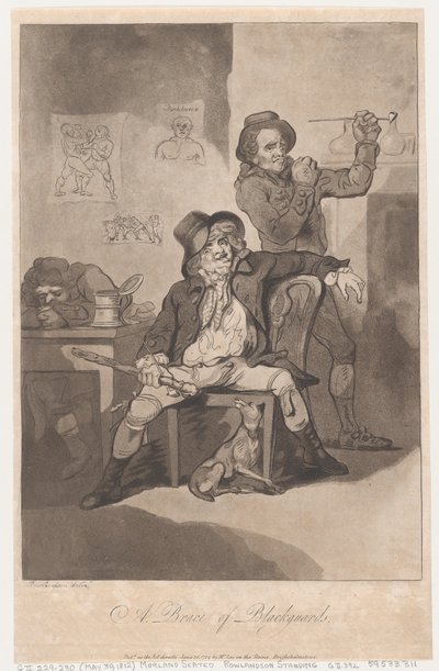 Para łotrów autorstwa Thomas Rowlandson