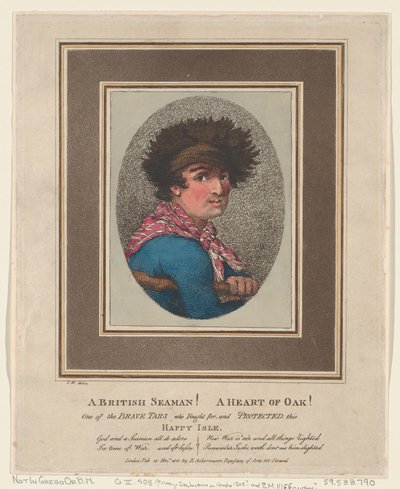 Brytyjski marynarz! A Heart of Oak!, 15 listopada 1801., 15 listopada 1801. autorstwa Thomas Rowlandson