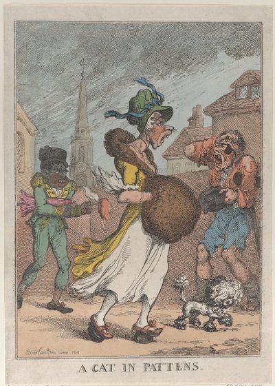 Kot w Pattensach, 1812., 1812. autorstwa Thomas Rowlandson