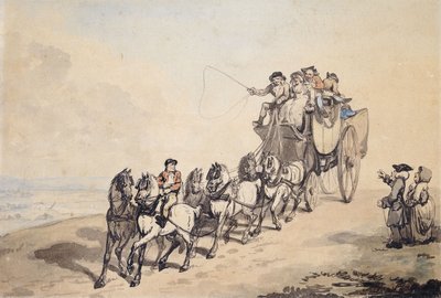 Scena coachingowa, autorstwa Thomas Rowlandson