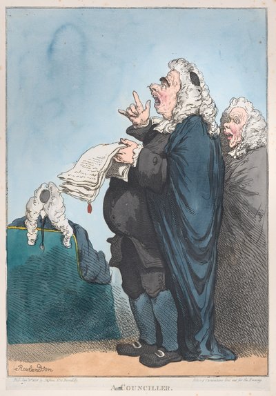 Radny [sic], 1 stycznia 1801 r., 1 stycznia 1801 r. autorstwa Thomas Rowlandson