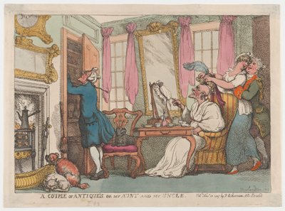 Para antyków albo moja ciocia i mój wujek, 20.11.1807., 20.11.1807. autorstwa Thomas Rowlandson