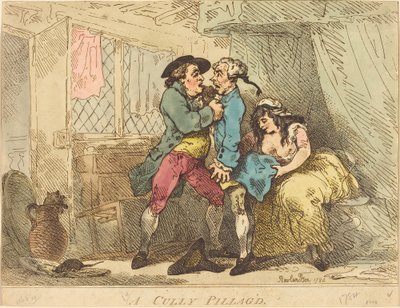 Cully splądrowany autorstwa Thomas Rowlandson