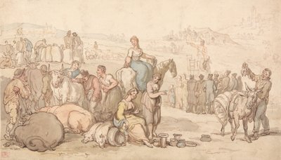 Jarmark na wsi autorstwa Thomas Rowlandson