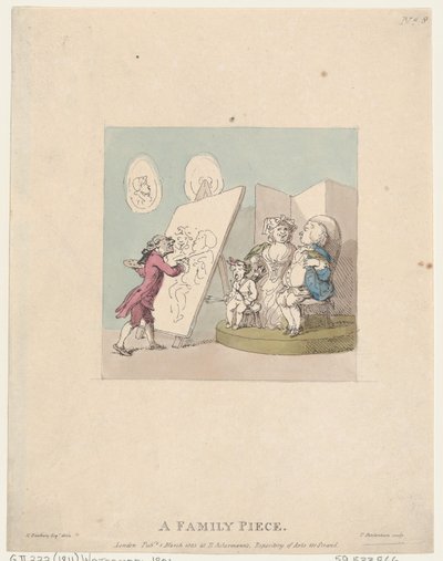 A Family Piece, 1 marca 1803., 1 marca 1803. autorstwa Thomas Rowlandson