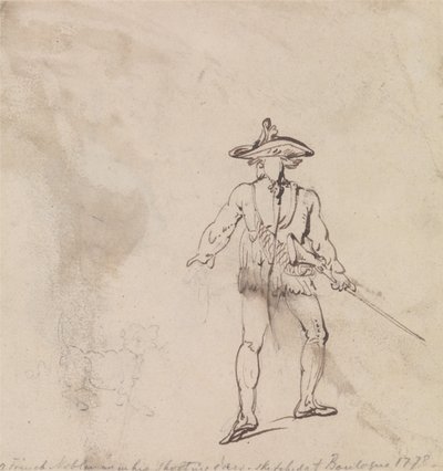 Francuski szlachcic na polowaniu autorstwa Thomas Rowlandson