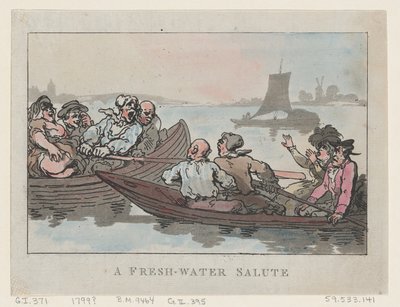 Pozdrowienie słodkowodne, 1799., 1799. autorstwa Thomas Rowlandson
