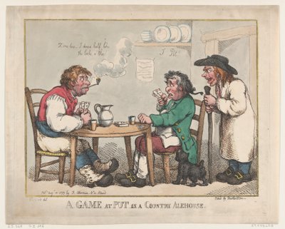 Gra w wiejskim piwiarni, 10 sierpnia 1799, 10 sierpnia 1799. autorstwa Thomas Rowlandson