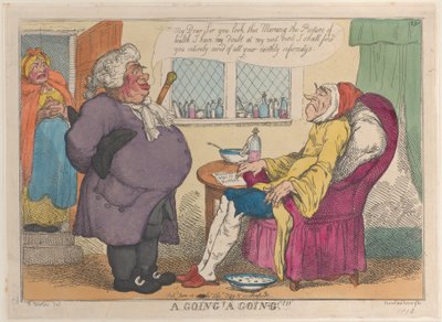 Idziesz! A Going!!!, [1809], wznowienie 1813., [1809], wznowienie 1813. autorstwa Thomas Rowlandson